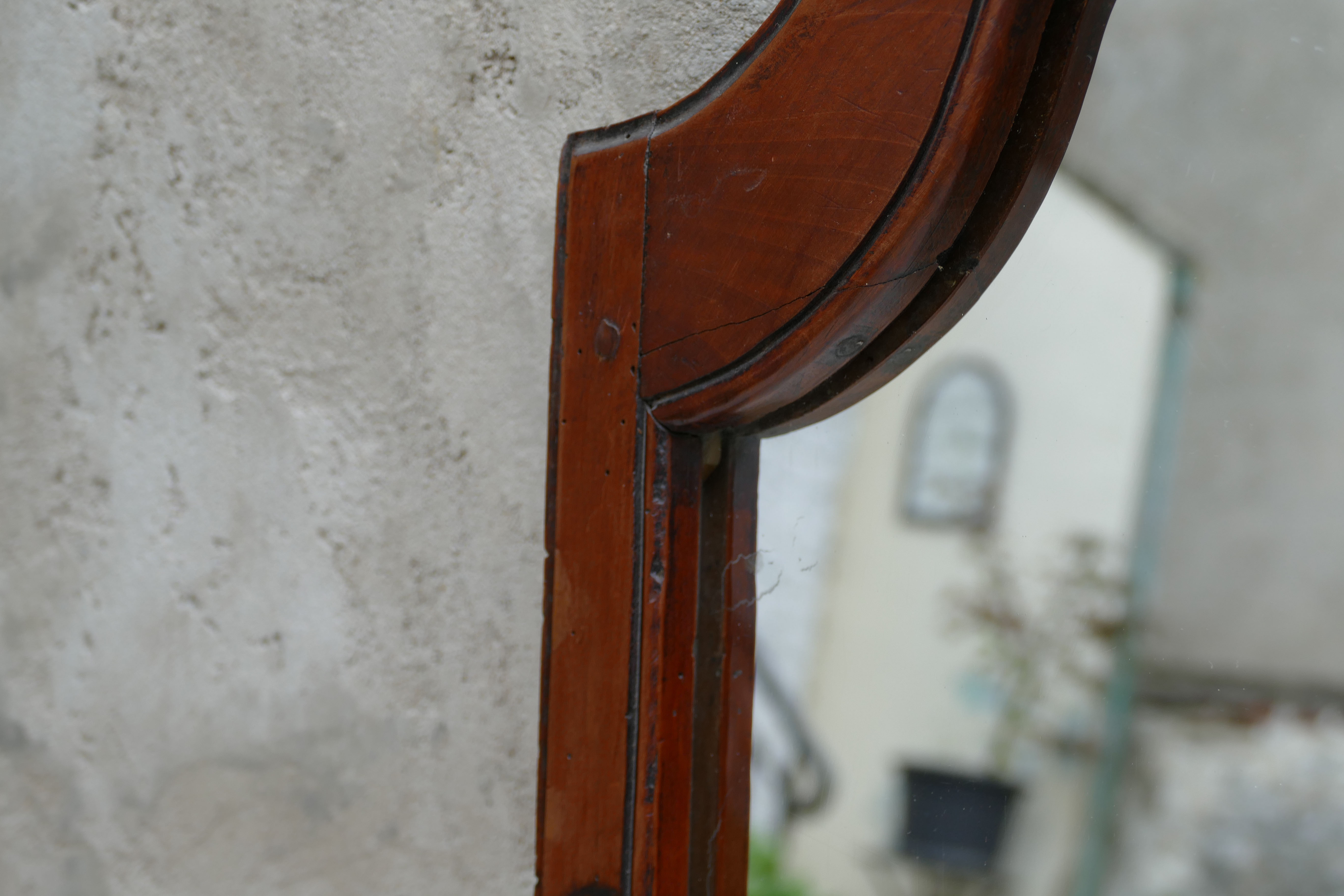 Antique wooden mirror 36x49cm