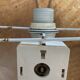 Vintage lotus sconce