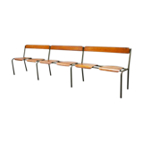 Mullca Grand Industrial Bench, France, 1950s