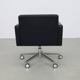 Lounge Chair Leather and Chrome by Poltrona Frau, 1990s