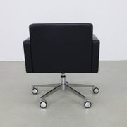 Lounge Chair Leather and Chrome by Poltrona Frau, 1990s