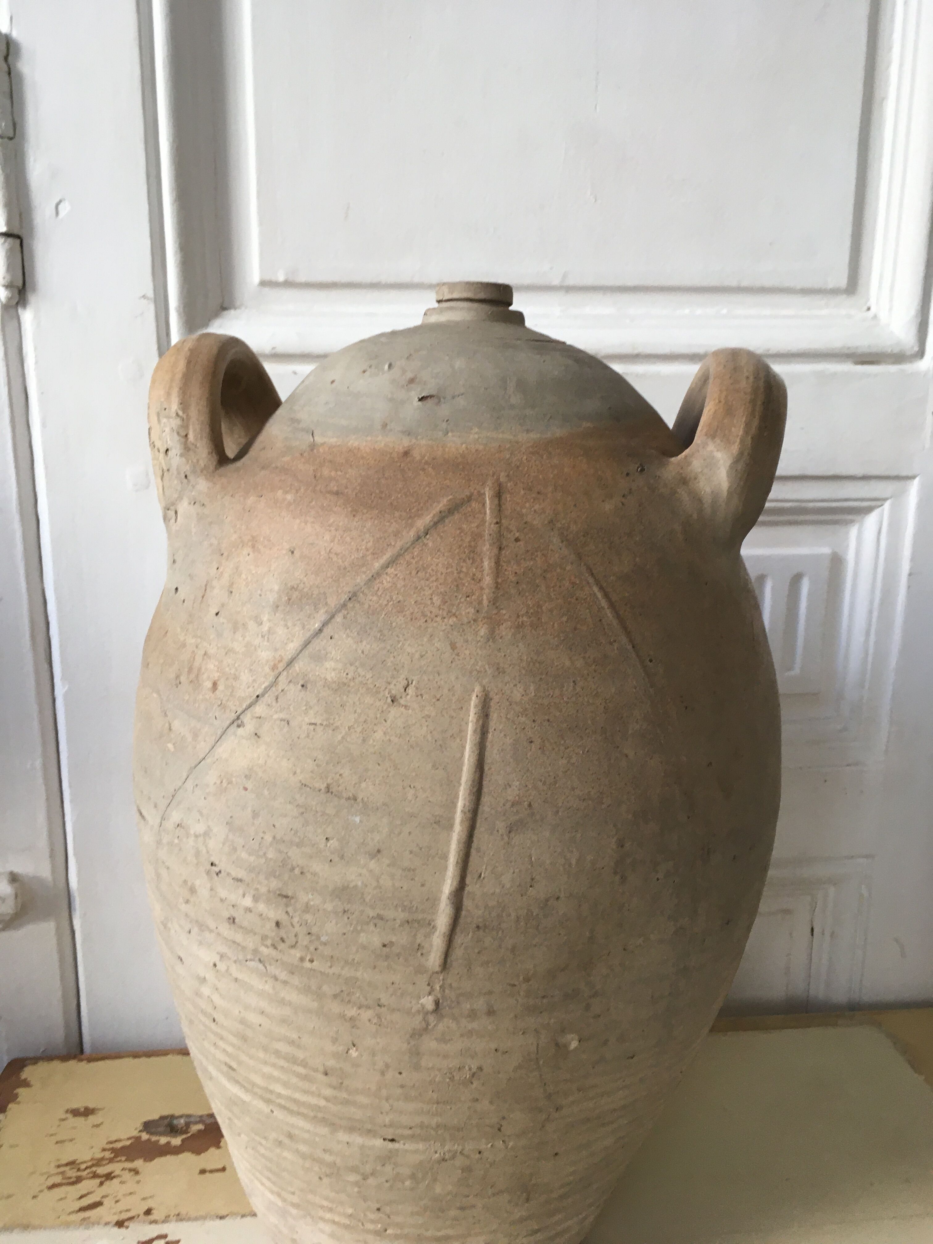 Ancient terracotta jar