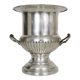 Champagne bucket shape Vintage Medici in silver metal. Year 60 70