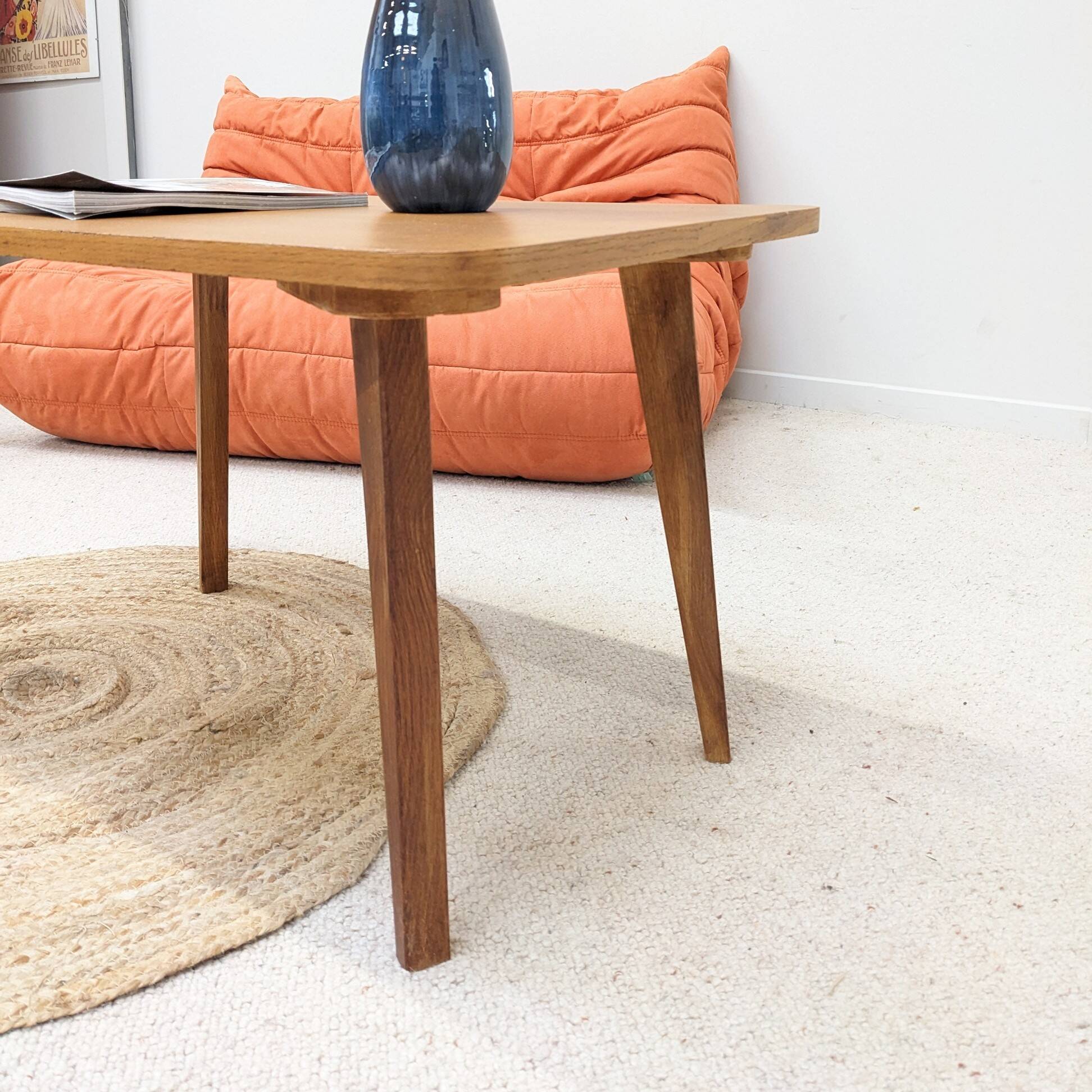 Vintage oak coffee table