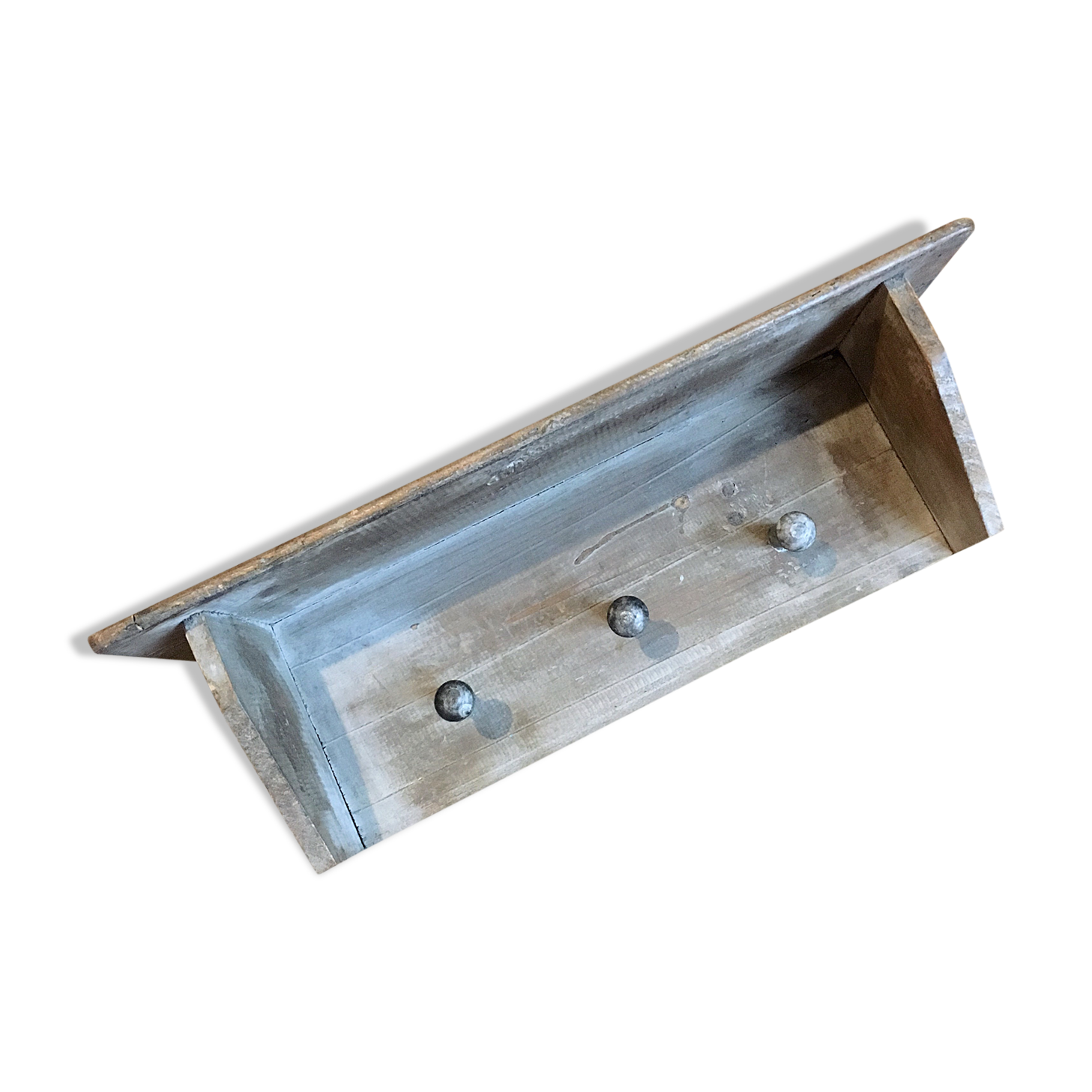 Wooden wall shelf