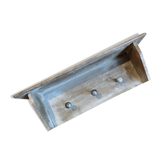 Wooden wall shelf