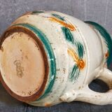 Antique dragonfly slip pitcher