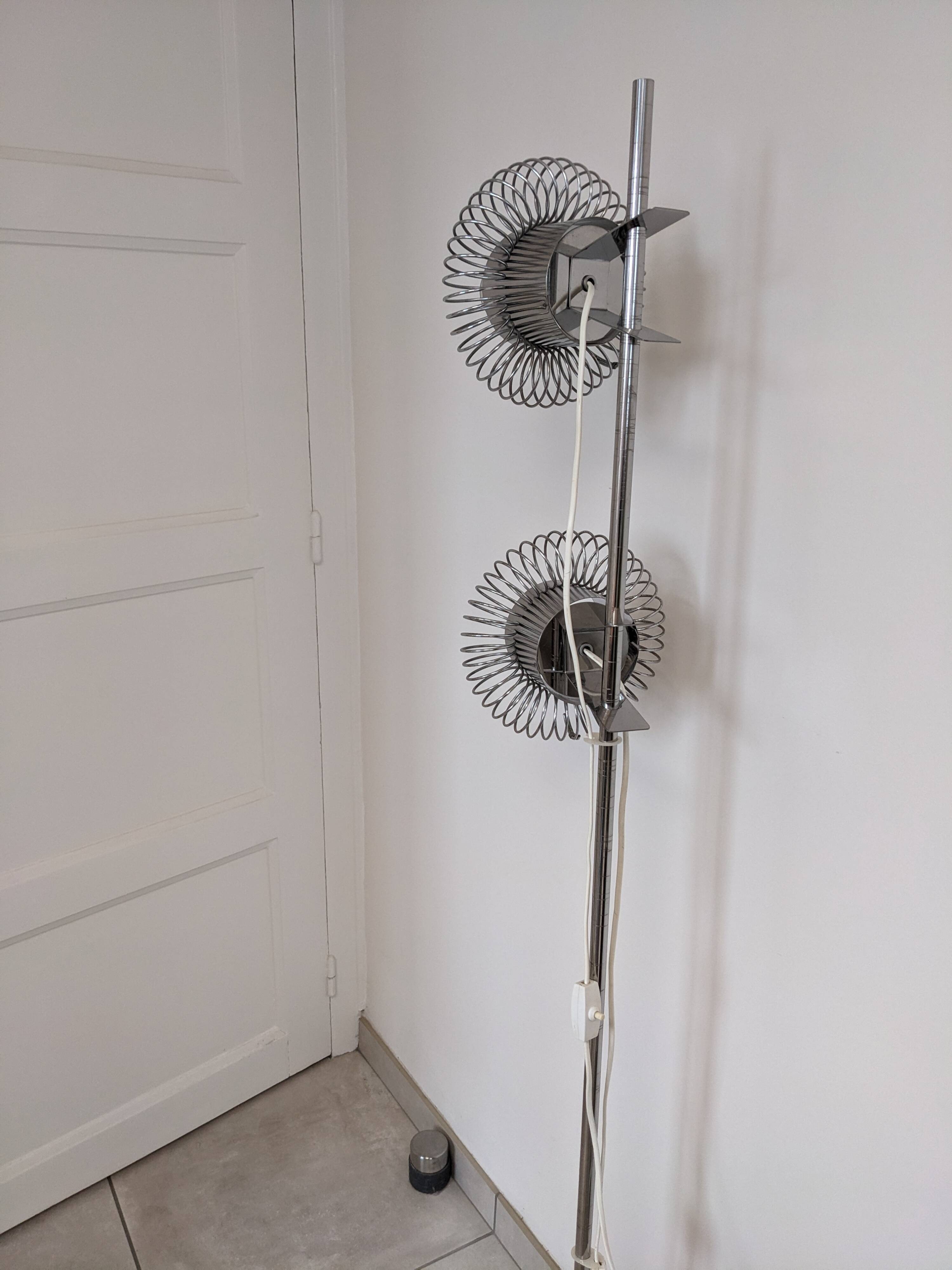 Oxar floor lamp with two spots