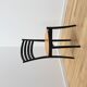 Suite de 6 chaises design de collectivité