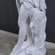 Important biscuit sculpture "The Bather" after Falconet – late 19th century.