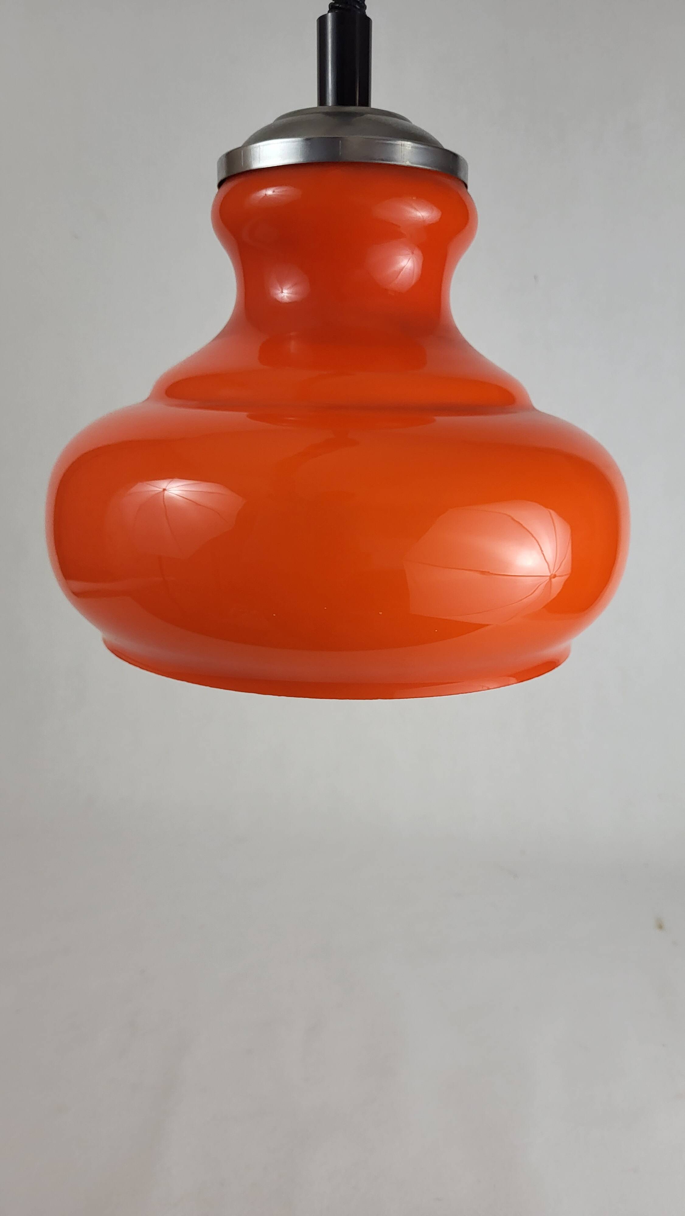 Suspension Honsel Leuchten orange