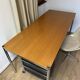 USM Haller desk in natural oak veneer