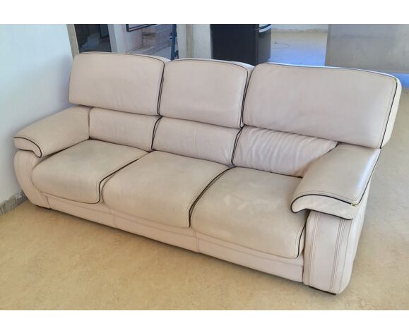 Italian Off White Leather Sofa Selency Italian Off White Leather Sofa Selency, Off White Leather Sofa Set