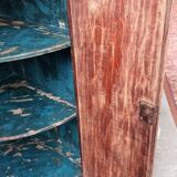 Solid oak corner cabinet