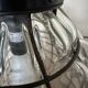 Glass and metal pendant light, Ulysses' garden