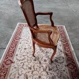 Pair of canned chairs