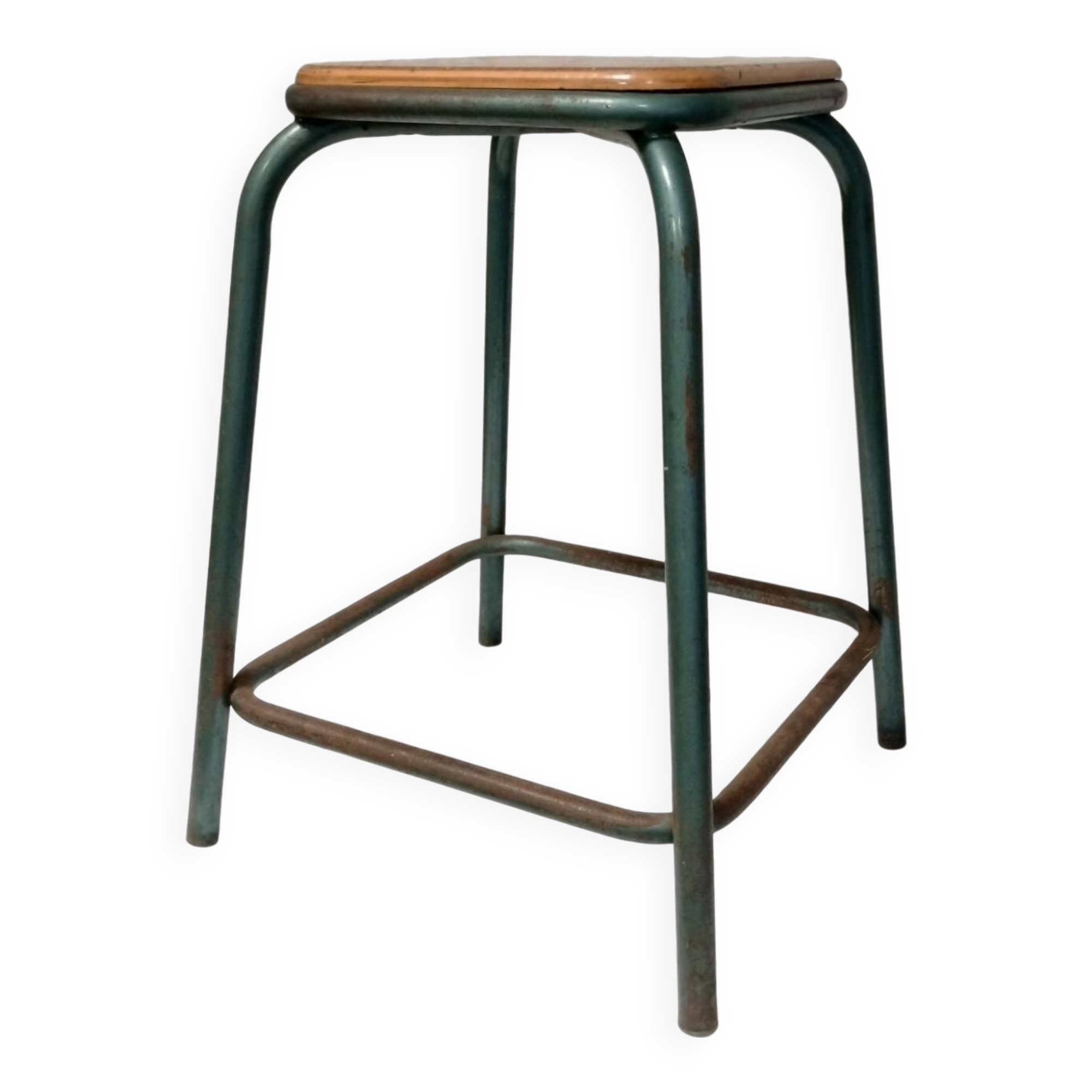 70s industrial stool