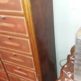 Louis Philippe walnut cardboard box