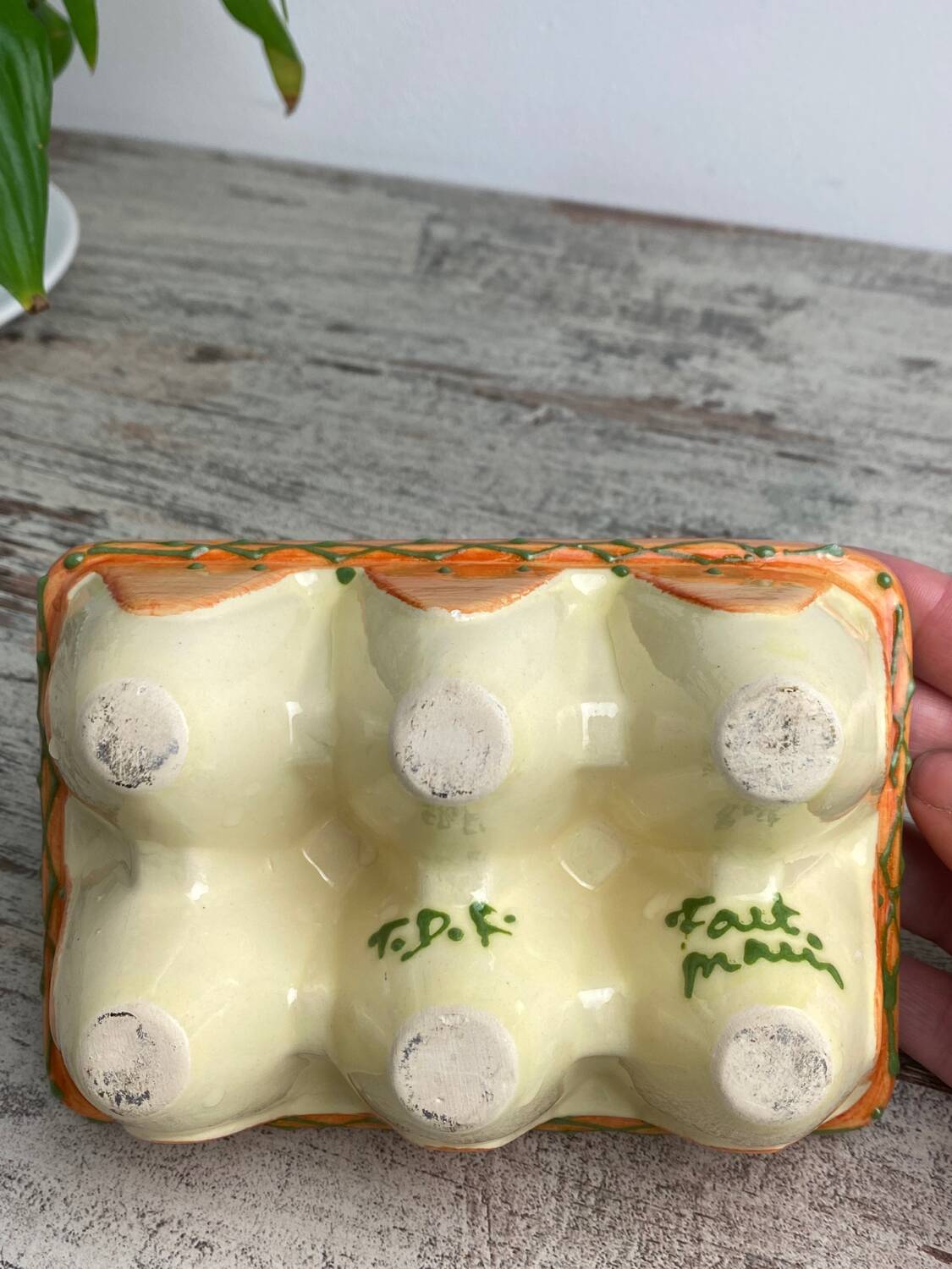 Vallauris ceramic egg box