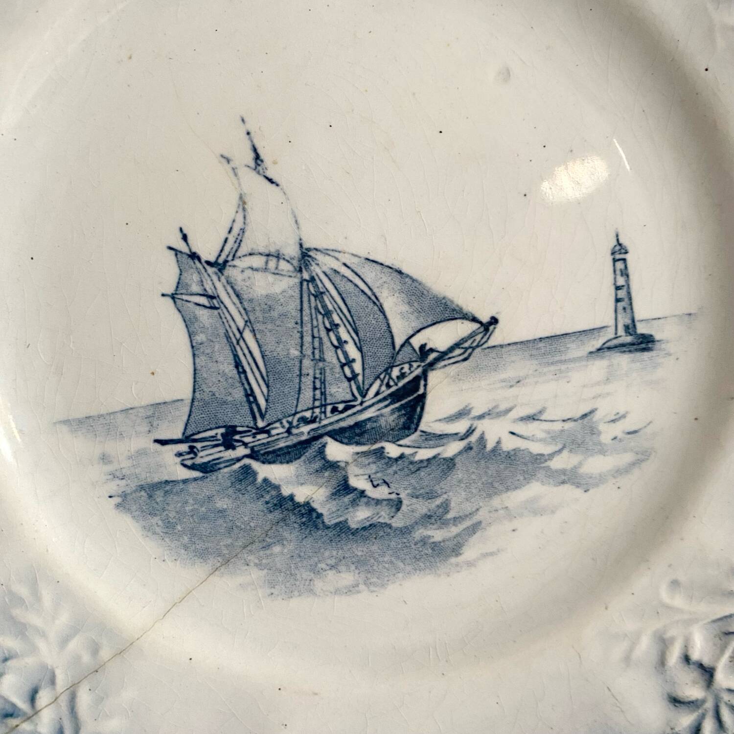 Orchid plate "Marine"