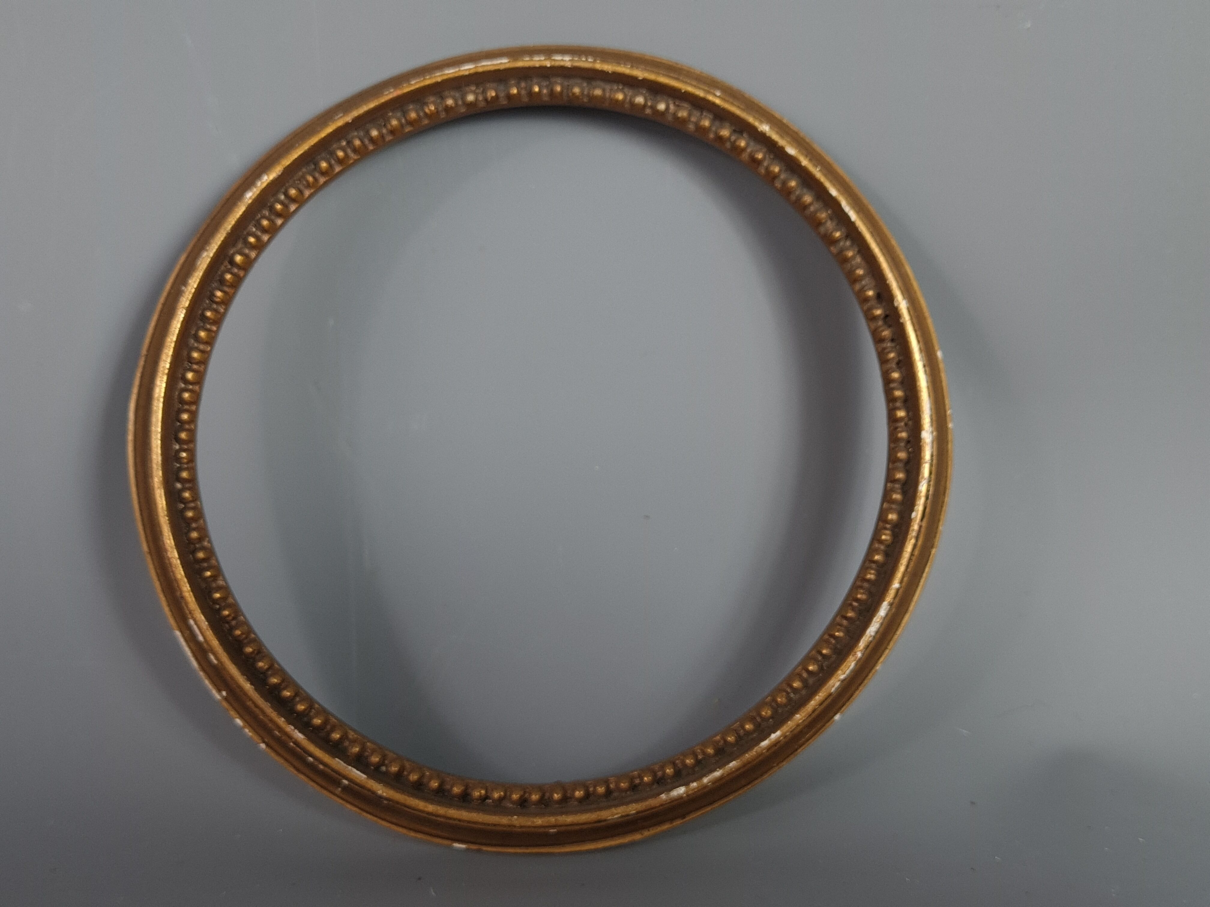 Set of 6 frames old carved wood gilded stucco wood around 1900 & various SB