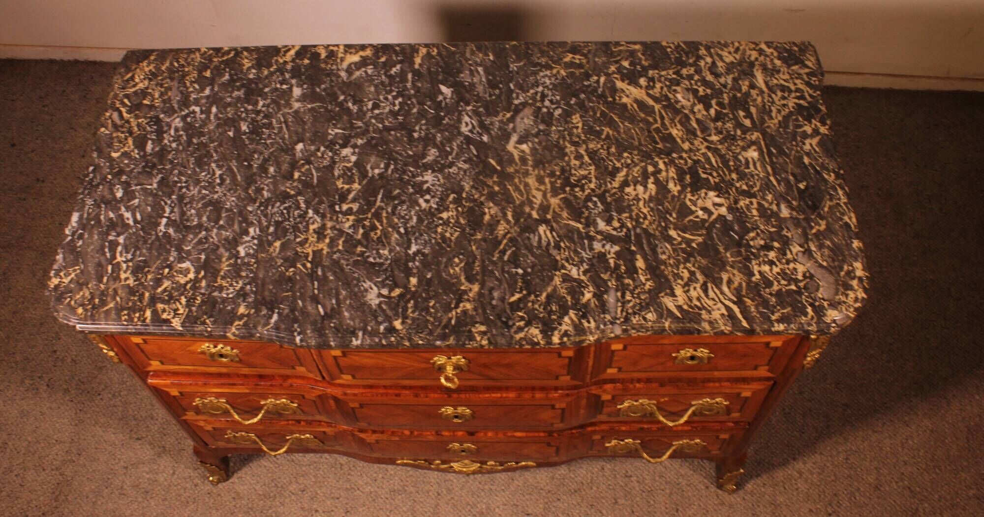 transitional period commode stamped Lardin - 18th century
