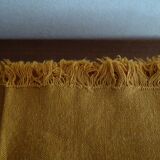 4 vintage camel fringed napkins