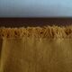 4 vintage camel fringed napkins
