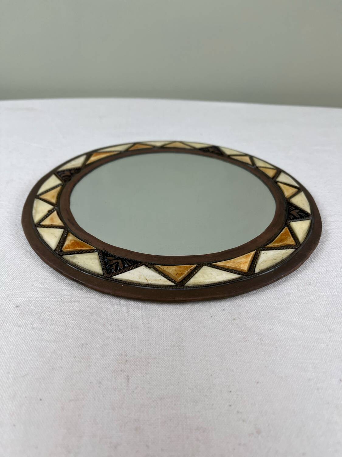 Vintage ethnic mirror