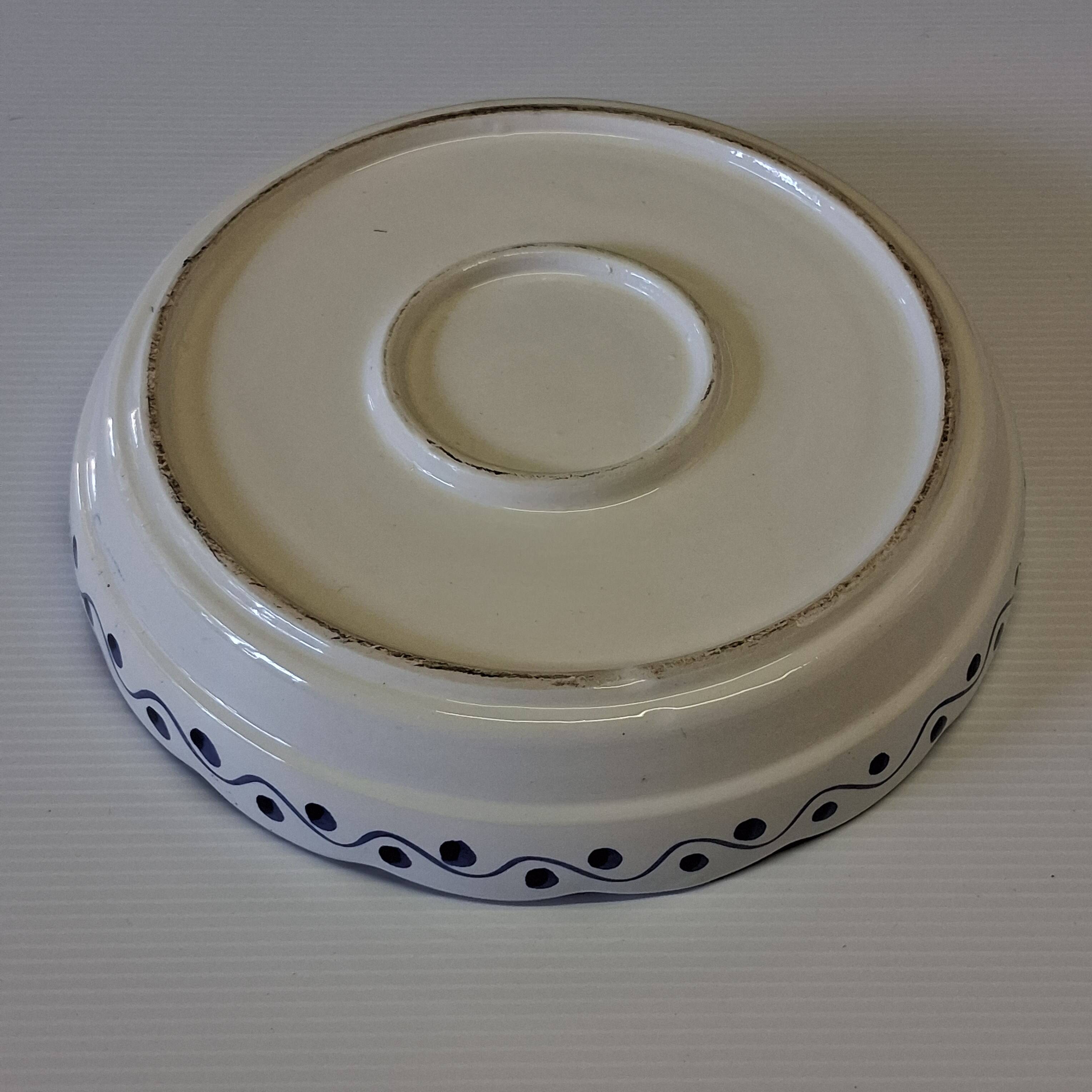 Very nice blue ceramic pot in good condition.