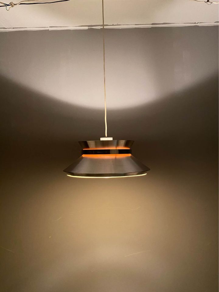 Lampe ronde vintage scandinave 60