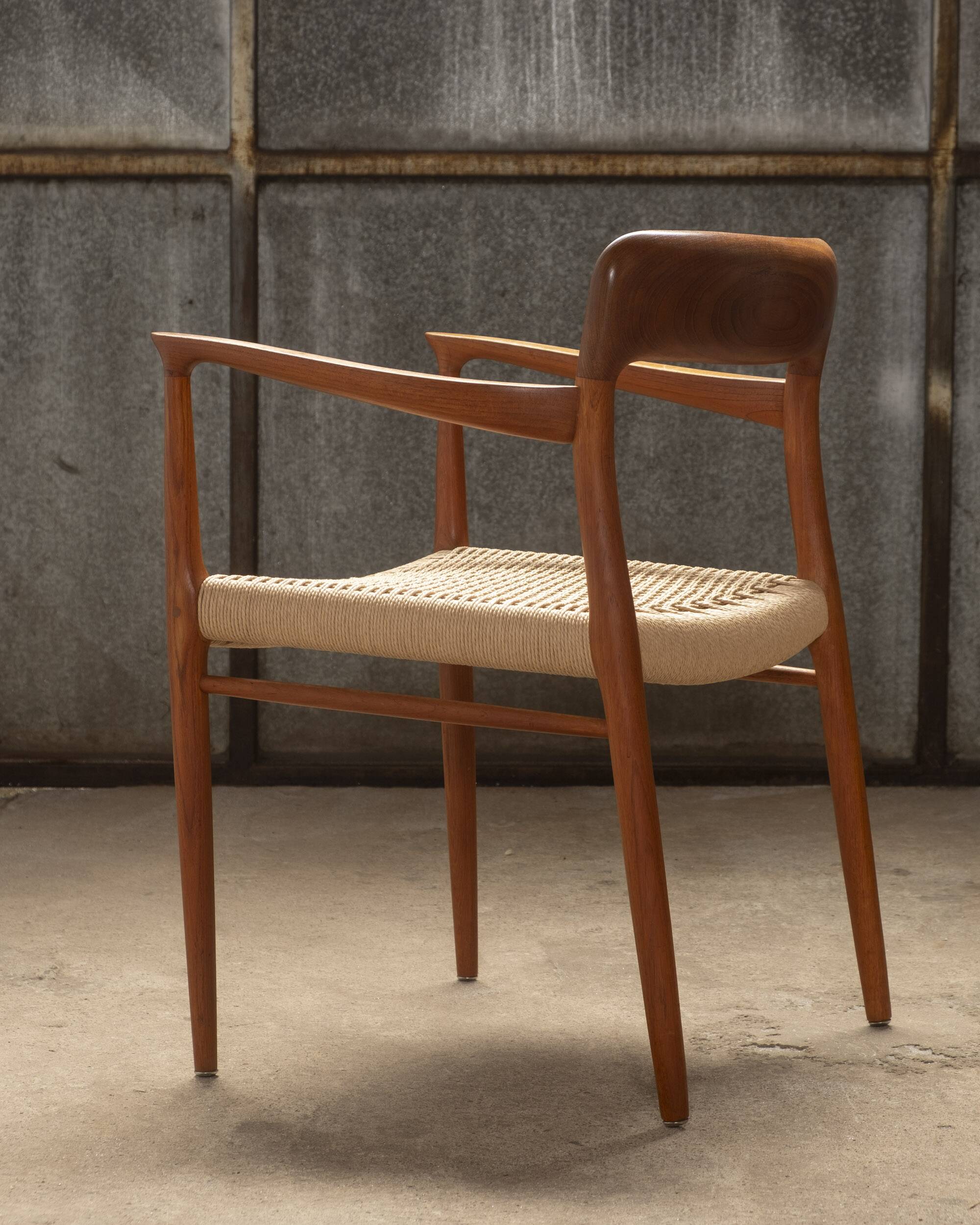2x Niels Otto Møller Chair Model 56 in Teak, 1960s Denmark