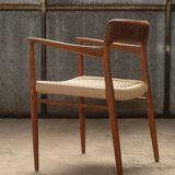 2x Niels Otto Møller Chair Model 56 in Teak, 1960s Denmark