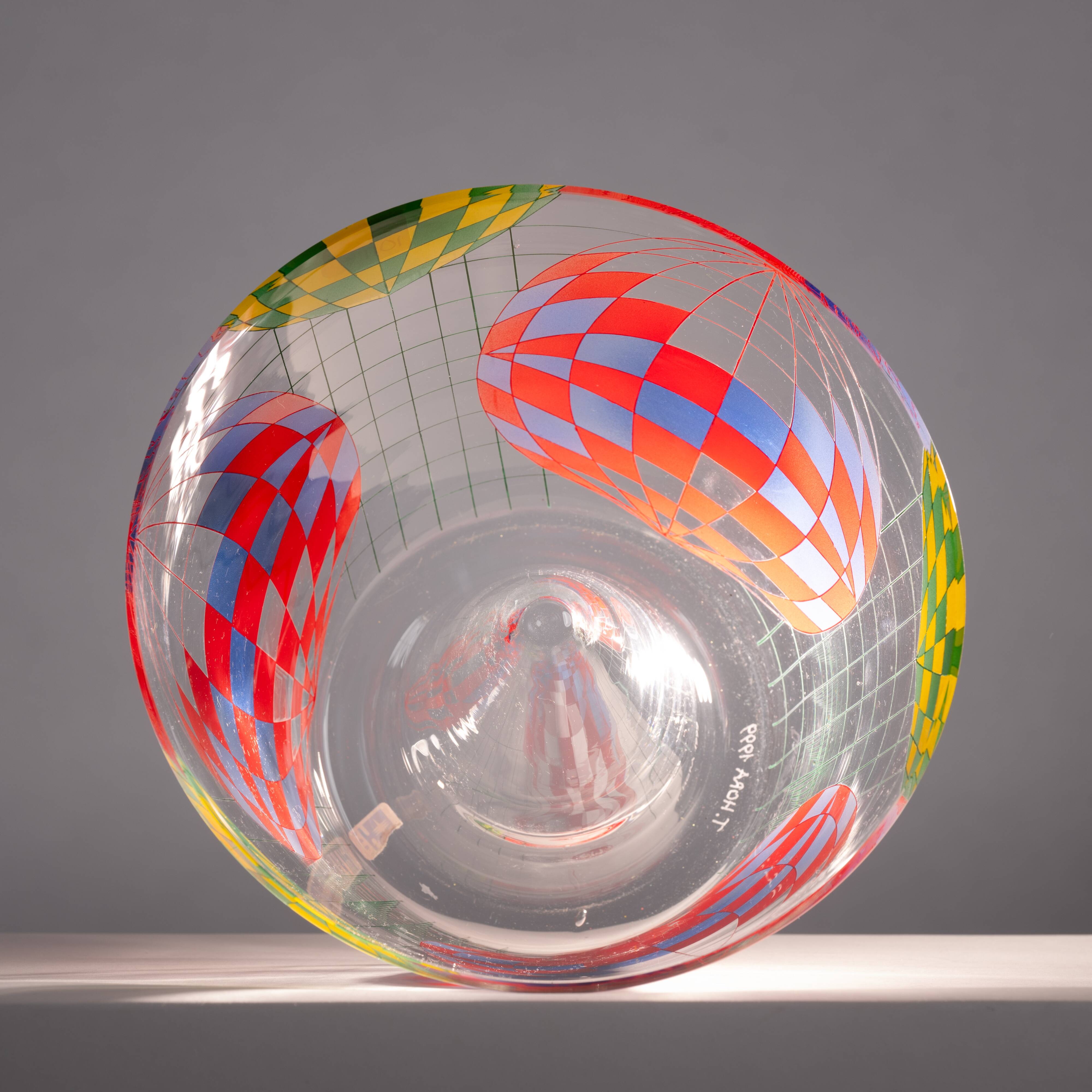 art glass object vase