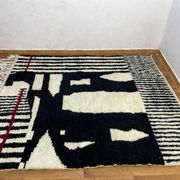 Large handmade bjaad rug 300cm x 200cm