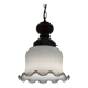 Mid-Century Glass Pendant, 1980s
