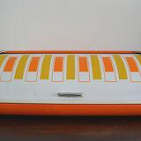 Orange bread hutch vintage 70s