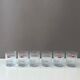 6 Vintage Whiskey Glasses, Ingrid Glas Germany, Bourbon, Mid Century Bar