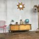 Enfilade meuble tv vintage pieds compas style scandinave