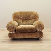 Velour armchair, Italian design, 1970s, production: Italy