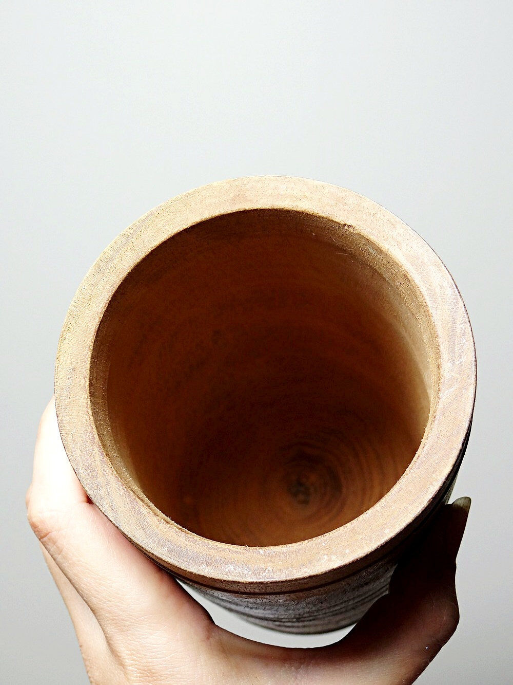 Old turned wooden case/box, 19th-20th century, mechanical? beekeeping?