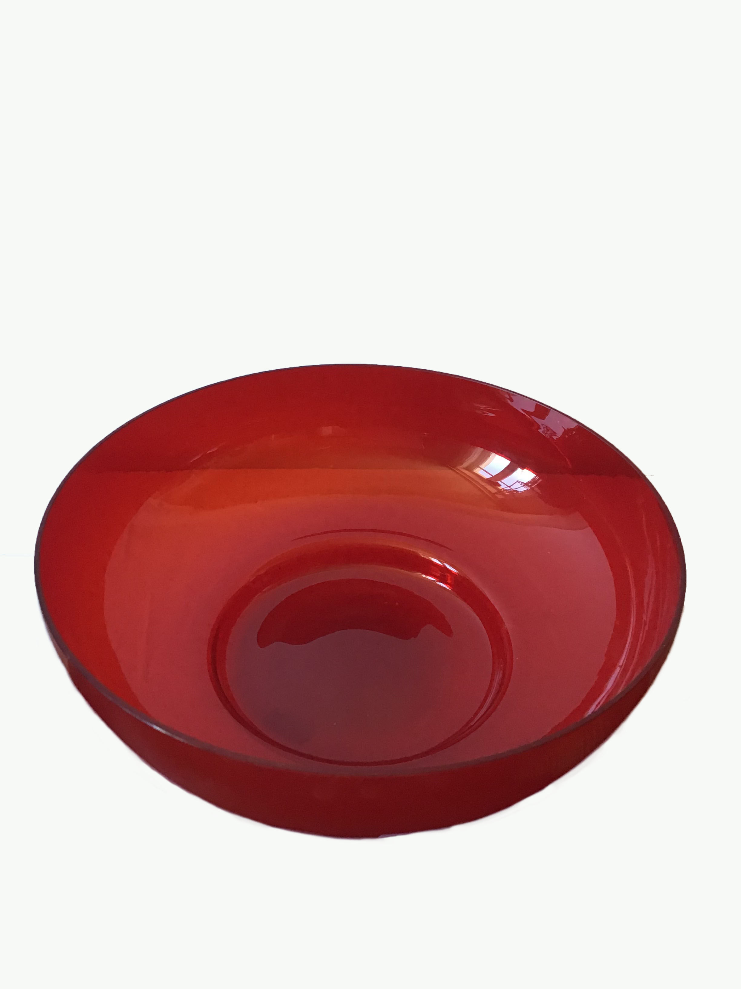 Plate/bowl in Murano glass, years 50