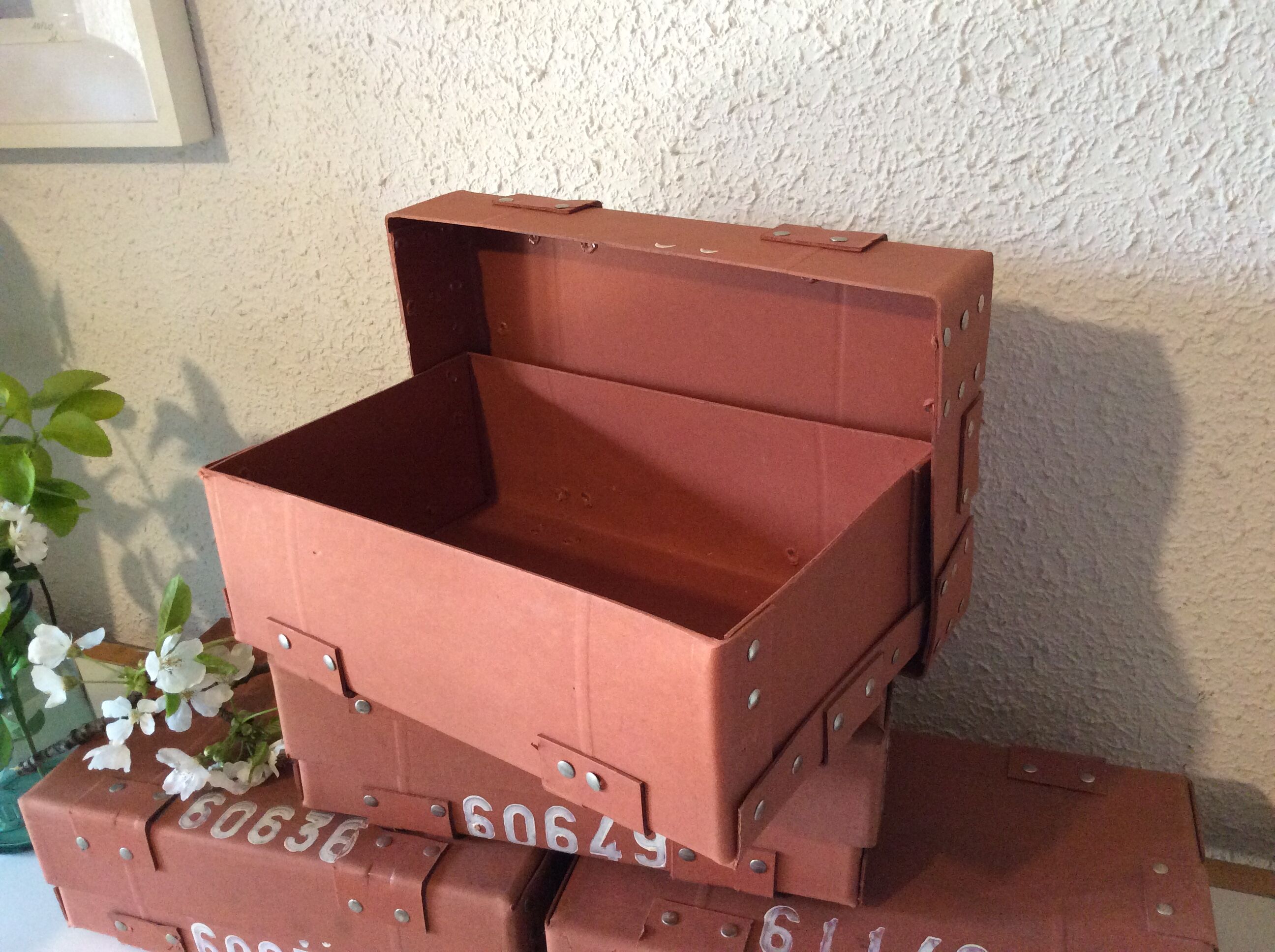 Ancienne boite à lingots d'or Banque de France 1960