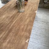 Vintage guinguette table 230 cm green