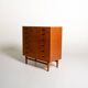 Commode en teck danois, années 1960