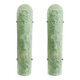 Contemporary Hammered Green "Graniglia" Murano Glass Wall Sconces Set of Tw