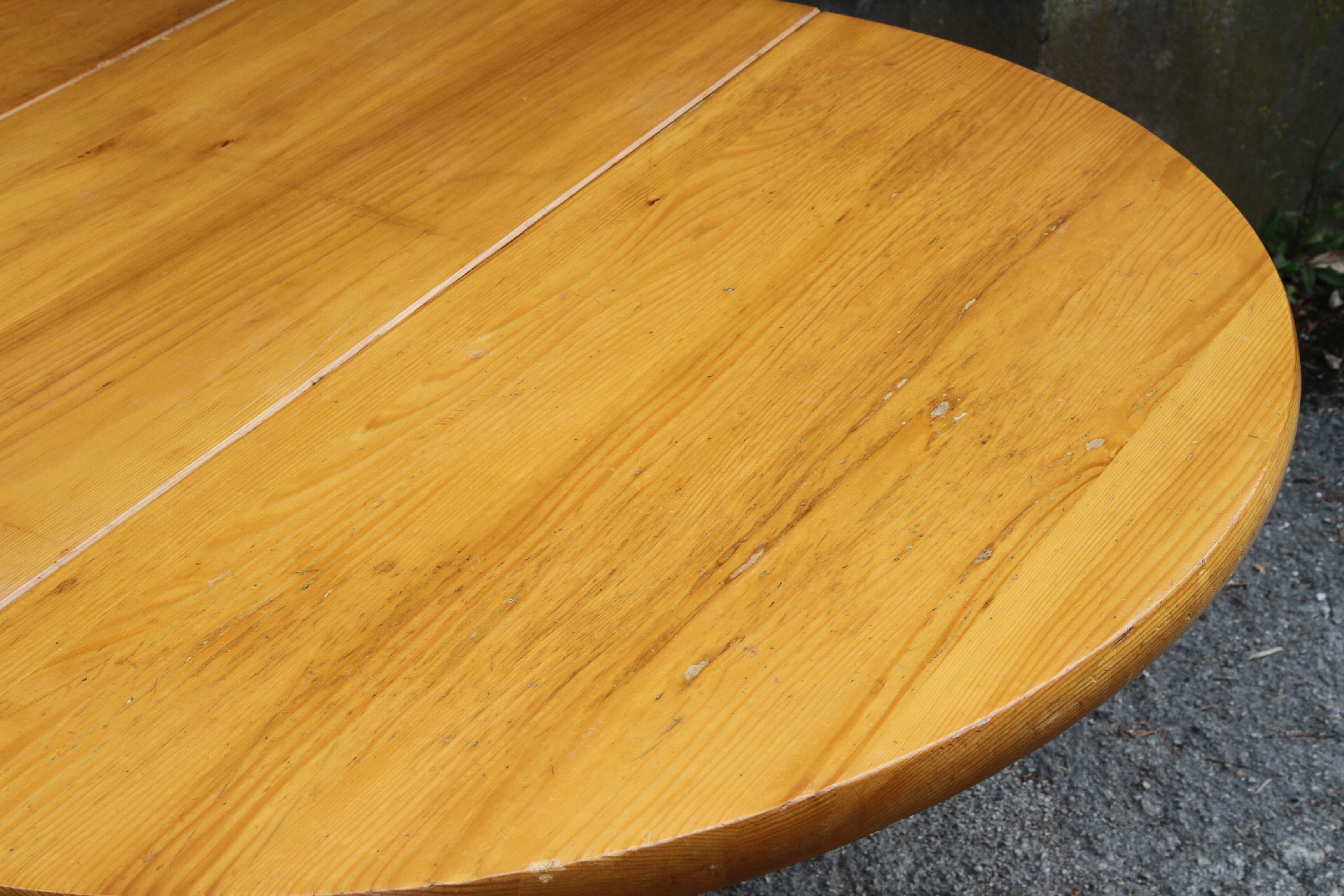 200cm pine expandable dining table