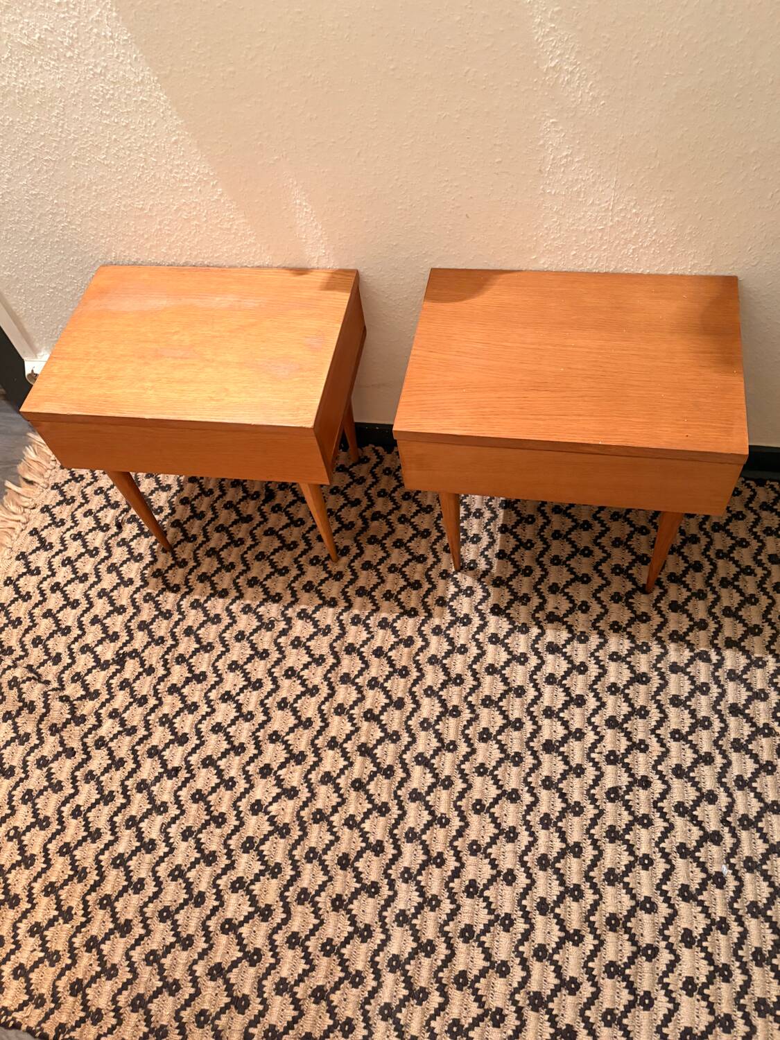 Pair of bedside tables, 1960s