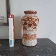 Strehla vase from the 1960s/70s (ex-East Germany). Relief decoration with a lava-like pattern.