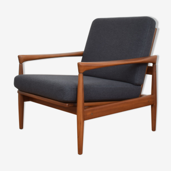 Fauteuil Kolding en teck du milieu du siècle par Erik Worts pour IKEA, années 1960